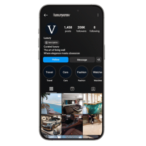 208k Luxury Instagram Account for Sale